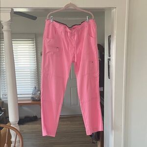 Womens pink Kio Lite scrubs.